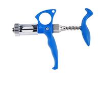 1 Uds. Jeringa De Doble Aguja Para Aves Corral Vacuna Contra La Varicela Espina Continua Automática Para Pollo 5ml Dispensador De Medicina Veterinaria