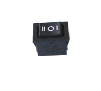 1 Uds KCD1-103 interruptor basculante negro ON-OFF 6A 250V AC interruptor de alimentación 2 uds