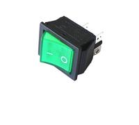1 Uds KCD4 4PN verde con luz interruptor basculante de encendido/apagado de 4 pines 31 * 25mm 16A 250V AC (20A 125V AC) interruptor de luz