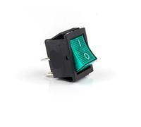 1 Uds KCD4 interruptor basculante interruptor de alimentación 2 posiciones/3 posiciones dispositivo de 6 pines con interruptor de luz 16A 250VAC/ 20A 125VAC 1 Uds(Green-2D)