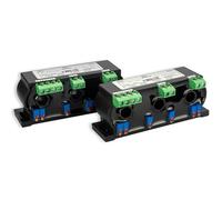 1 Uds KXT-273I transmisor de voltaje de corriente CA trifásico AC0-20A 30A 50A a 4-20mA 0-10V módulo de conversión de salida aislada perforado(3X 0-10V output,3XAC 0-15A_10MM_DC24V)