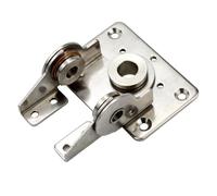 1 Uds. La amortiguación de bisagra de la puerta del gabinete de acero inoxidable puede detener, posicionar, girar, inclinar y detener la bisagra a voluntad.