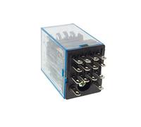 1 Uds LED MY4 relé de uso General 4pdt, 14 pines relé AC 12V 24V 36V 48V 110V 220V 380V interruptor de relé MY4NJ(AC 48V)