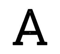 1 Uds. Letrero De Número Casa Metal Moderno 5/6 Pulgadas, Placa Dirección DIY, Decoración Letras Impermeable for Puerta Pared Exterior O Calle(A,5inch)