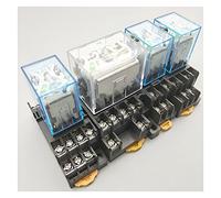 1 Uds LY3NJ JQX-13F HH63P AC220v DC24v 12v 10A contacto plateado eléctrico micro mini bobina electromagnética relé con enchufe(Other Voltages)
