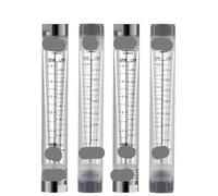 1 Uds LZM-15G acero inoxidable 304/interfaz de junta de plástico medidor de flujo de líquido tipo tubo de agua medidor de flujo de aire rotámetro de Gas(2.5-25m3 H AIR,SUS 304)