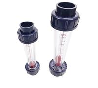 1 Uds LZS-15 corto/25/32/40/50/65 60 100 160 250 400 600 1000 caudalímetro flotador líquido de tubería de plástico medidor de flujo de agua rotámetro(DN32 1-10m3 Per H,Female Thread)