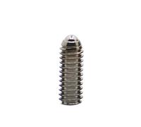 1 Uds M10 M12 304 acero inoxidable hexagonal resorte bola émbolo Grub Point Set tornillo perno(25mm,M10)