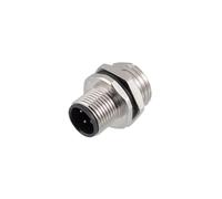 1 Uds M12 Brida Hembra Montaje Frontal Trasero Placa PCB 4 5 6 8 12 17 núcleo Macho Hembra Conector Impermeable IP67(120045,M16 X1.5_6P)