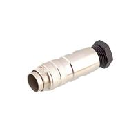 1 Uds M16 Conector de Sensor de aviación Metal Impermeable IP67 Recto Hembra Macho Metal(M16-Px-GWAP9-PL,6p)