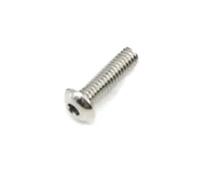 1 Uds M2 .5 .6 M3 M4 GR5 TC4 tornillos de cabeza botón aleación titanio longitud del casquillo hexagonal 4mm-23mm for modelo avión coche DIY(6mm,M2.5)