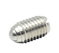 1 Uds M3-M16 émbolo de cabeza de bola de acero inoxidable tornillo de cuentas de ranura recta, Pin de posicionamiento, perno ondulado, perno de apriete(YZQS M4*12)