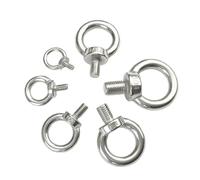 1 Uds M3 M4 M5 M6 M8 M10 M12 perno de ojo acero inoxidable 304 tornillos elevación marina anillo orificio for Cable cuerda pernos(M12*9mm)