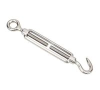 1 Uds. M4/M5/M6/M8/M10/M12/M16/M20 cadena de ajuste de acero inoxidable gancho y tensor de ojo (m20)