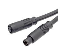 1 Uds M8 Conector Macho de plástico de inserción rápida a Prueba de Agua con Cable de PVC(Female Insert_5 M_3P)