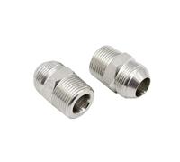 1 Uds macho cono de 74 ° a BSPT macho conector de aceite hidráulico accesorios adaptador cónico 1JT-SP NPT adaptador de accesorios de tubería de 7/16 a 1/4"(JIC 9l16-3l8 BSPT)