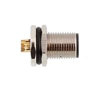 1 Uds Macho Montaje Trasero Enchufe PCB Soldadura conectar Impermeable IP67 M12 Conector M12 x1 M16 x1.5 M16 x1.5(Solder Connect,Panel Connector_Male Insert_M16 X1.5_5P B Code)