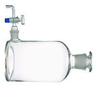 1 Uds MAM-5000 botella aspiradora de vidrio de borosilicato de 5000ml con llave de paso de vidrio y tapón de tierra for uso en laboratorio