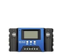 1 Uds. Mando de cargador Solar MPPT 100A 60A 30A 12V 24V cargador de batería Panel USB Dual Regular for entrada máxima de 50A PV(30A)
