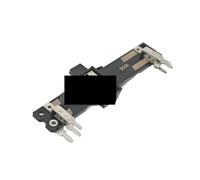 1 Uds. Mango de 50MM 4MM 50K B50K potenciómetro deslizante directo de doble canal potenciómetro de empuje deslizante de inserción directa de 6 pines