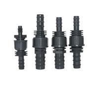 1 Uds. Manguera De Jardín De 25mm A 16mm A 20mm Conector Reductor De Lengüeta De 1 "a 1/2 A 3/4 PE Conector De Tubo De Cuerpo Recto For Riego(25mm to 16mm)