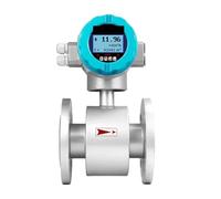 1 Uds. Medidor de flujo electromagnético Digital de pulso líquido 4-20mA RS485 for aplicaciones industriales de bebidas lácteas y aguas residuales(DN25)