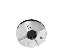 1 Uds. Medidor de tapón de rosca de tubo cónico y herramienta de calibre de anillo roscado for NPT1/16-27, 1/8, 1/2, 3/4, 3/8-18, 1 ''NPT2'' 3''(Npt 3-8 Ring Gauge)