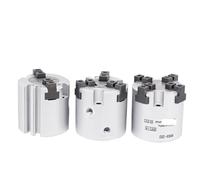 1 Uds MHS2 MHS3 MHS4 pinza de aire paralela 2 dedos 3 dedos 4 dedos cilindro neumático MHS3-50D MHS3-16D MHD3-20D MHS3-25D(MHS4-20D)