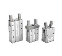 1 Uds MHZ2 acción única aire normalmente abierto pinza paralela neumática MHZ2-6S MHZ2-10S MHZ2-16S MHZ2-20S MHZ2-25S MHZ2-32S(MHZ2-16S)