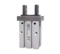 1 Uds MHZ2 pinza neumática aire MHZ2-10D MHZ2-16D MHZ2-20D MHZ2-25D MHZ2-32D MHZ2-40D abrazaderas de aluminio cilindro de dedo(MHZL2-10D)