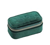 1 Uds. Mini caja portátil de viaje terciopelo for anillos, pendientes una sola capa, organizador collares, estuche almacenamiento joyería Para Pendientes(Color5)