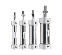 1 Uds Mini cilindro neumático MG diámetro 20/25/32/40 con carrera magnética 25/50/75/100/125/150/200/250/300/400/500-S(175mm,MG40)