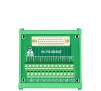 1 Uds. Módulo de interfaz de montaje en carril DIN DB25 D-Sub, placa de conexión hembra DB25, divisor DB25