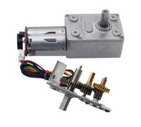 1 Uds. Motor codificador de engranaje helicoidal autoblocante Motor eléctrico de alta velocidad bajas RPM caja de cambios de ángulo recto reductor elevador rastreador Solar(Motor only,3R)