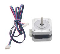 1 Uds. Motor paso a Nema 17 0.6A 12N.cm 2 fases 4 cables 42x28mm a Bipolar híbrido,8 grados 5mm eje D 17HS2408 herramientas
