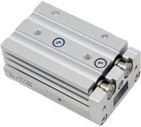 1 Uds MXS16-75 MXS16-100 MXS16-125 cilindro de guía deslizante neumático for Control de movimiento de precisión(MXS16-75)