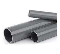 1 Uds OD 20~90mm tubo de plástico PVC gris 500mm de longitud accesorios de riego tubo(50mm X 2.4mm)