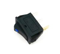 1 Uds ojo de gato con luz interruptor basculante KCD3 calentador de barco de 3 pines interruptor de alimentación de mesa de calefacción eléctrica 250V 16A(Blue Light x1PC)
