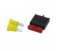 1 Uds PA66 250V 30A portafusibles de inserción coche mediano Horizontal PCB(30A)