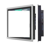 1 Uds. Panel de ordenador industrial de 13,3 pulgadas pc todo en uno con pantalla táctil capacitiva integrada(I7-7500U 4G 128G)