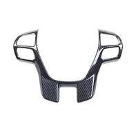 1 Uds. Panel Volante Coche Fibra Carbono Moldura Cubierta Marco Adhesivo Accesorios Para Ford Para Everest Para Ranger Para Endeavor 2015 Decorativo Interior(Fibra de carbon)