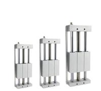 1 Uds. Pareja magnética con cilindros neumáticos inalámbricos con riel guía 10/15/20/25/32/40-50X100X150 de carrera larga(Stroke 1500mm,CY1L Bore 32mm)