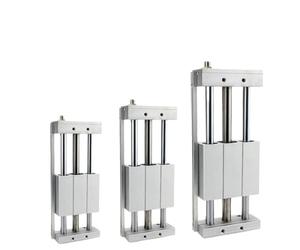 1 Uds. Pareja magnética con cilindros neumáticos inalámbricos con riel guía 10/15/20/25/32/40-50X100X150 de carrera larga(Stroke 1500mm,CY1L Bore 20mm)