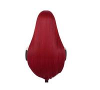 1 Uds. Peluca De Disfraz Mal Pelo Sintético For Niñas, Pelucas Cosplay Película For Mujeres, Mezcla Color Púrpura Y Azul For Halloween For Mujer(Red)