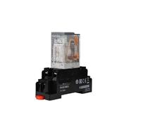 1 Uds pequeño relé intermedio RXM2LB2P7 tipo enchufable 8 pines dos abiertos y dos cerrados 2 pares de contactos 5A 220V(8 pin relay AC230V coil base 5A)