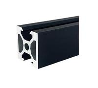 1 Uds. Perfil de aluminio con ranura en V negro 2020N2 longitud 100-1000mm for marco DIY carril impresora 3D extruido anodizado(1000mm)