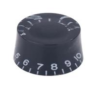 1 Uds. Perillas Redondas Para Bajo Y Guitarra Control De Velocidad Botones De Perilla De Tono De Volumen Para Repuesto De Piezas De Guitarra Eléctrica Piezas de accesorios para guitarra(Black2)