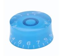 1 Uds. Perillas Redondas Para Bajo Y Guitarra Control De Velocidad Botones De Perilla De Tono De Volumen Para Repuesto De Piezas De Guitarra Eléctrica Piezas de accesorios para guitarra(Blue)