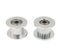 1 Uds. Piezas de impresora 3D GT2 2GT polea tensora plateada 20 dientes tipo AF diámetro 3/4/5/6mm for correa de 6 /10mm de ancho, 2GT Idler 20T(Bore 4mm No Teeth,1PC_5)