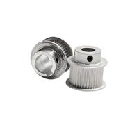 1 Uds. Polea de correa de aleación de aluminio 2GT for impresora 3D 60/62/64/65T ancho de dientes 7mm/11mm 2M GT2 pieza de orificio de rueda(5mm)